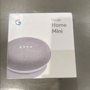 Brand new, in box! Google Home Mini in Light Gray.
Comes with cord!